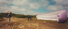 'Building the Wall - My first flight on Jersey at L'Etacq